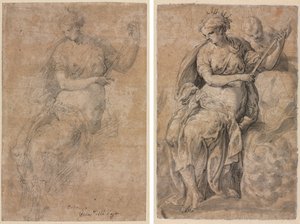 Allegorisk figur (recto og verso) af Niccolo dell