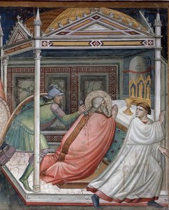 St Matthews liv: helgenens død - Fresco, begyndelsen af det 14. århundrede