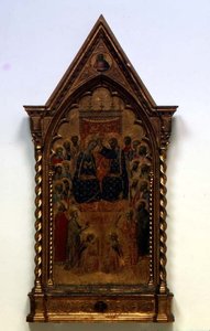 Jomfruens kroning (tempera på panel) af Niccolo di Tommaso