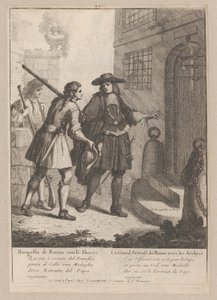 Den store prost i Rom med sine bueskytter, 1648-1700., 1648-1700. af Nicholas Boucquet