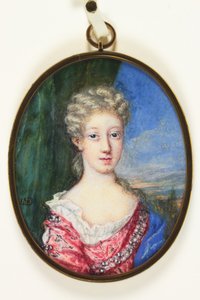 Lady Henrietta Cavendish Harley, derefter grevinde af Oxford (emalje)