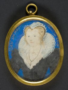 Portræt af en engelsk dame af Nicholas Hilliard