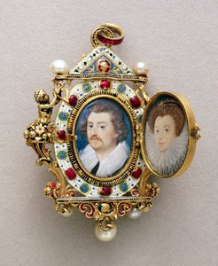 Portrætter af ukendt mand og kvinde, ca. 1590
