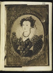 Dronning Elizabeth I (miniature) af Nicholas Hilliard