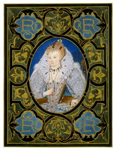 Dronning Elizabeth I, 1500-tallet, 1896. af Nicholas Hilliard