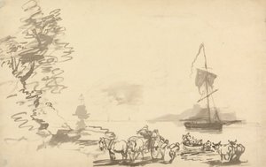 Kyststudie af Nicholas Pocock