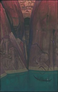 Ashram, "Ashrams"-serien, 1931 af Nicholas Roerich