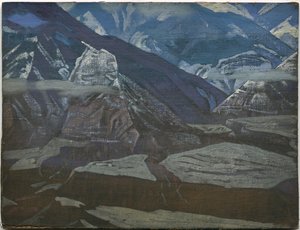 Bharagarh Fort, "Kullu"-serien, 3 af Nicholas Roerich