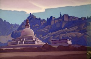 Gravhøj, Ladakh, 1937 af Nicholas Roerich
