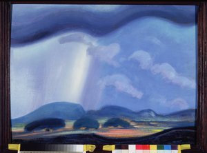 Chikus er lille. Oeuvre de Svyatoslav Nikolayevich Roerich (1904-1993), huile sr tsarton af Nicholas Roerich