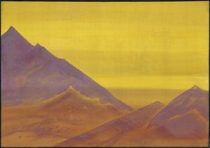 Dawn, ca. 1930 af Nicholas Roerich