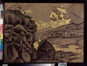 Decor for "Peer Gynt" by Henrik Ibsen, 1912 af Nicholas Roerich