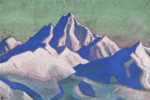 Himalaya, 1943. af Nicholas Roerich