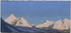 Himalaya, 1944 af Nicholas Roerich