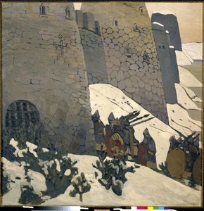 Uret. Maleri af Nicholas Roerich (1874-1947), olie på lærred af Nicholas Roerich