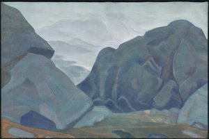 Monhegan, Maine, "Ocean"-serien, 1922 af Nicholas Roerich