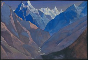 Mount "M", 1931 af Nicholas Roerich