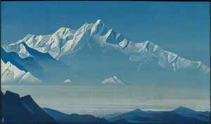 Mount of Five Treasures af Nicholas Roerich