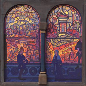 Mysteriet om rosen, 1933. af Nicholas Roerich