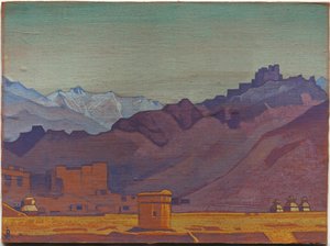 Vejen til Tibet, 1925 af Nicholas Roerich