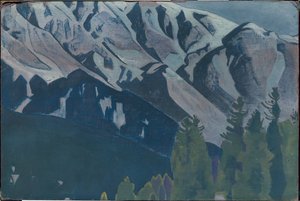 Pir Panjal, fra serien med samme titel, 1925 af Nicholas Roerich