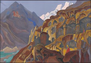 Hellige Huler, 1932 af Nicholas Roerich