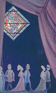 Skitse til Richard Wagners opera "Tristan og Isolde", 1910