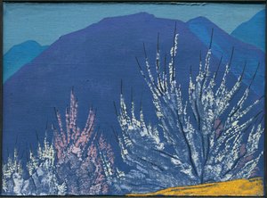 Studie til maleriet "Krishna", 1933 af Nicholas Roerich