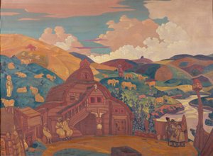 De tre glæder, 1916 af Nikolai Konstantinowitsch Roerich