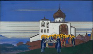 Zvenigorod, 1933 af Nicholas Roerich