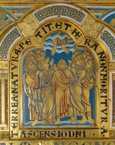 Kristi himmelfart, fra Verdun-alteret ... af Nicholas of Verdun