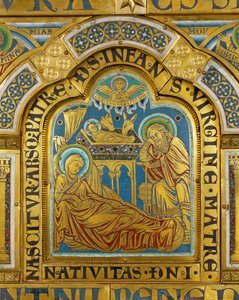 Fødselskirken fra Verdun-alteret ... af Nicholas of Verdun