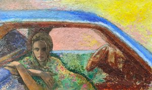 Convertible, 2020-23 (olie på plade)