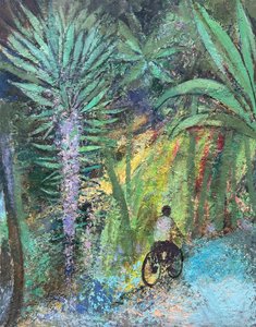 Tropical Spin, 2022-23 (olie på plade)