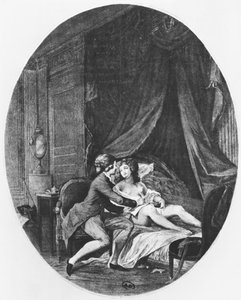 Valmont og Emilie, illustration fra 