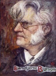 Norge: Bjørnstjerne Bjørnson (farve litho) af Nico Jungman