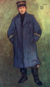 Norge: Norsk kaptajn (farve litho) af Nico Jungman