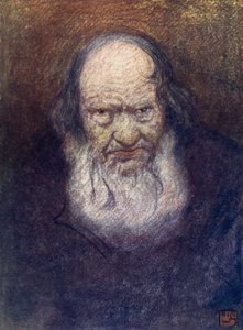 Norge: Alderdom, Telemarken (farve litho) af Nico Jungman
