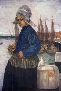 Duen (farve litho)