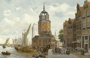 Haringpakkerstoren Tower, Amsterdam, 1800-tallet