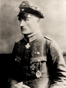 Portræt af Manfred von Richthofen, ca. 1915 (foto)