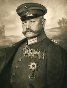 Portræt af Paul von Hindenburg