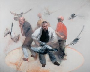 Flight controllers, 2012 (olie på lærred)