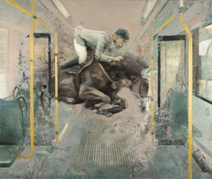 Sporvognsspring II, 2019 (olie på lærred)