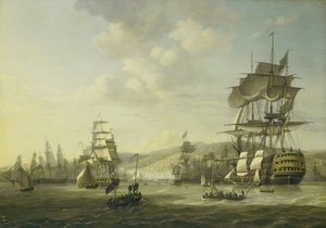 Den engelsk-hollandske flåde i Algier-bugten bakker op om Ultimatum for at frigive de kristne slaver, 26. august 1816 Fire episoder under tilstedeværelsen af den engelsk-hollandske flåde i Algierbugten, 26. til 27. august 1816 (serietitel)