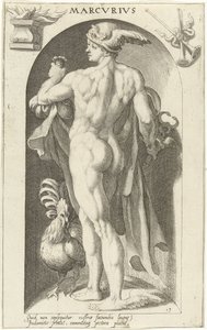 Merkur Marcvrivs (titel på objekt) Ancient Gods (serietitel) af Nicolaas Braeu