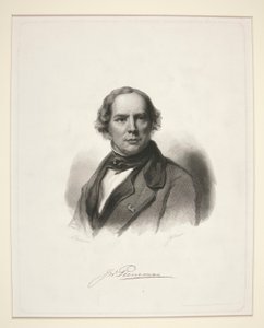 Portræt af J.W. En mindre af Nicolaas Pieneman