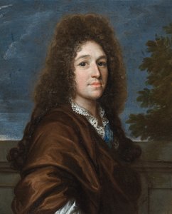 Portræt af en herre (olie på lærred) af Nicolaes (follower of) Maes