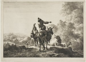 Sækkepibespilleren af Nicolaes Berchem