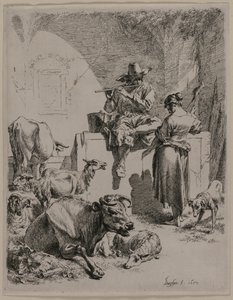 Den rørende hyrde af Nicolaes Berchem